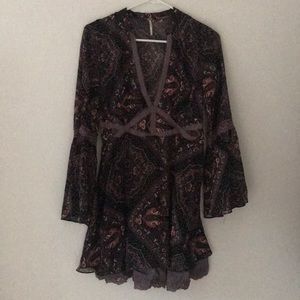 Free People paisley print dress